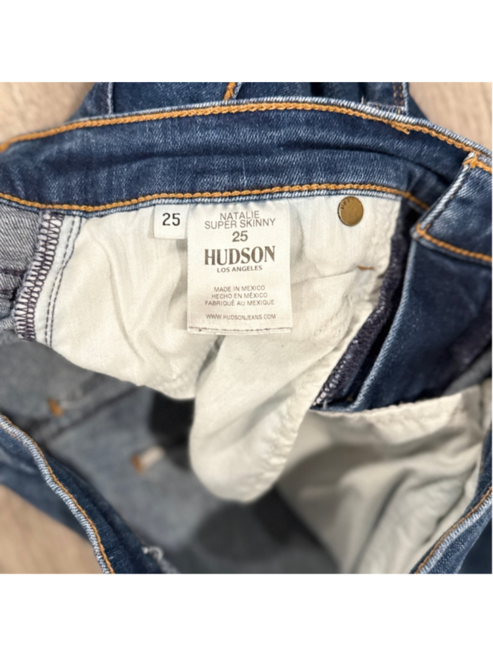 Hudson Women's Natalie Super Skinny Jeans Size‎ 25 - Picture 9 of 10